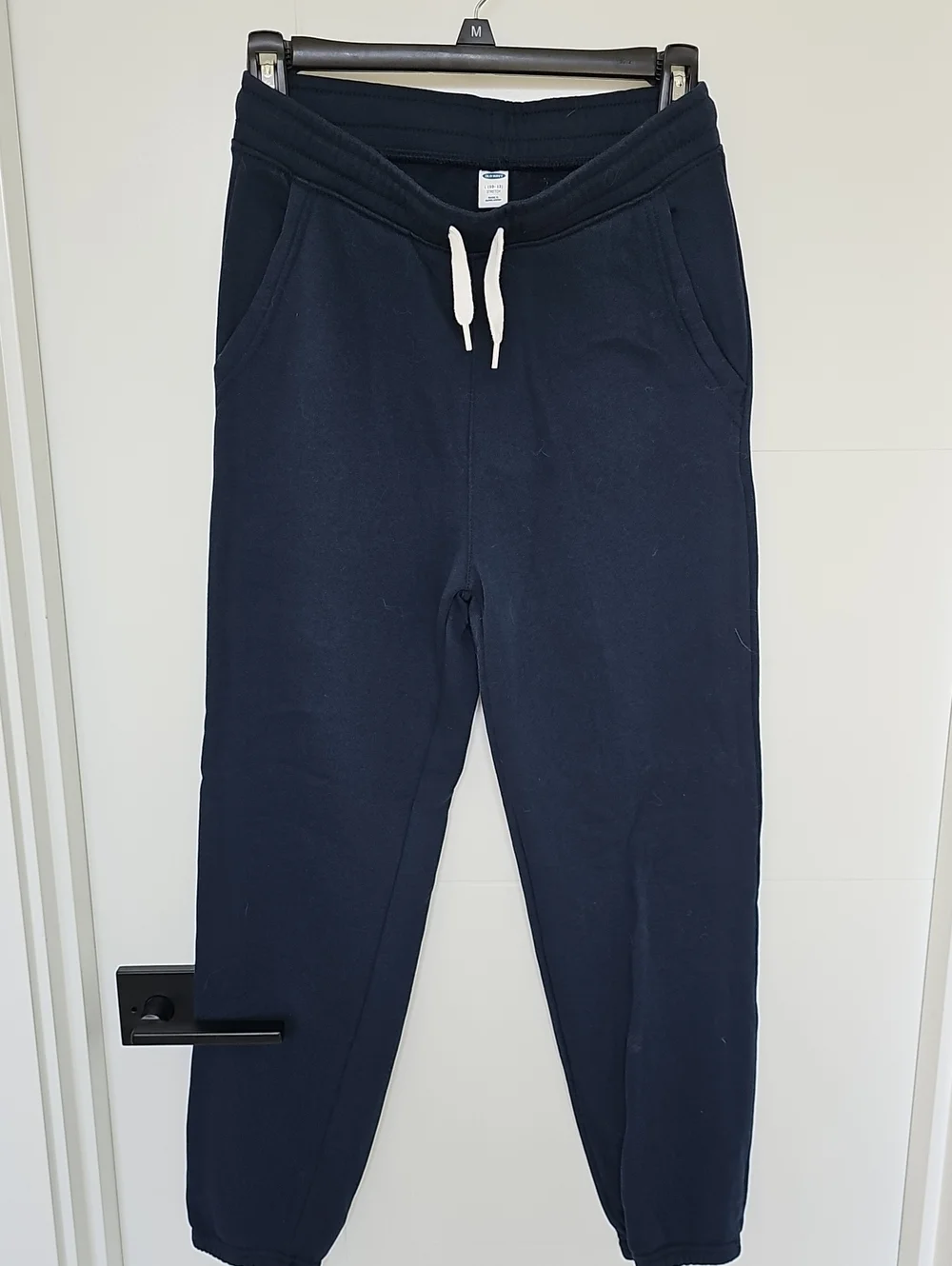 Old Navy - Navy Blue Drawstring Jogger Sweat Pants Boys Sz Large 10-12